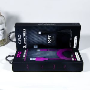 Buy cheap Custom Logo 300gsm paper Data Cable Packaging Box Retail Blister Pack With 4c Printing from wholesalers