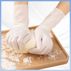 Buy cheap Recyclable White Disposable Garden Work Gloves Synthetic Nitrile Hand Protection Gloves from wholesalers