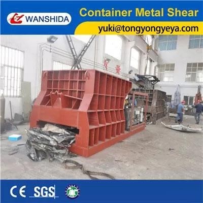 Quality Width 132mm Hydraulic Scrap Shear Cut Easily Scrap Metal Processing Equipment for sale