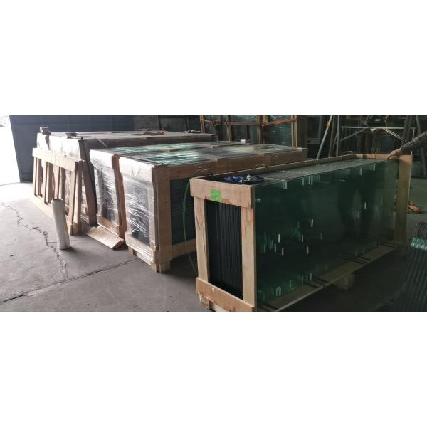 Customized Curved Toughened Shower Tempered Glass 8mm 10mm 12mm Thk Clear