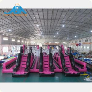 72M Long Interactive Inflatable 5k Obstacle Course / Insane Inflatable Fun Run