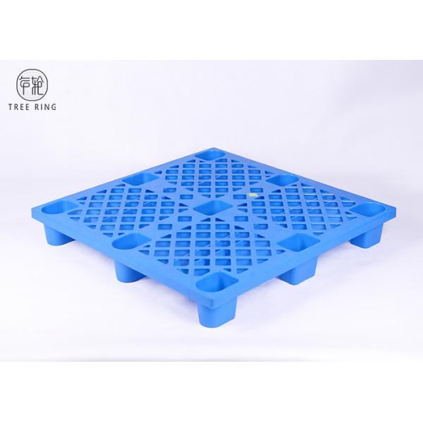 Buy cheap Lightweight Nestable HDPE Plastic Pallets With 9 Legs And Open Deck P1010 4 Sides from wholesalers