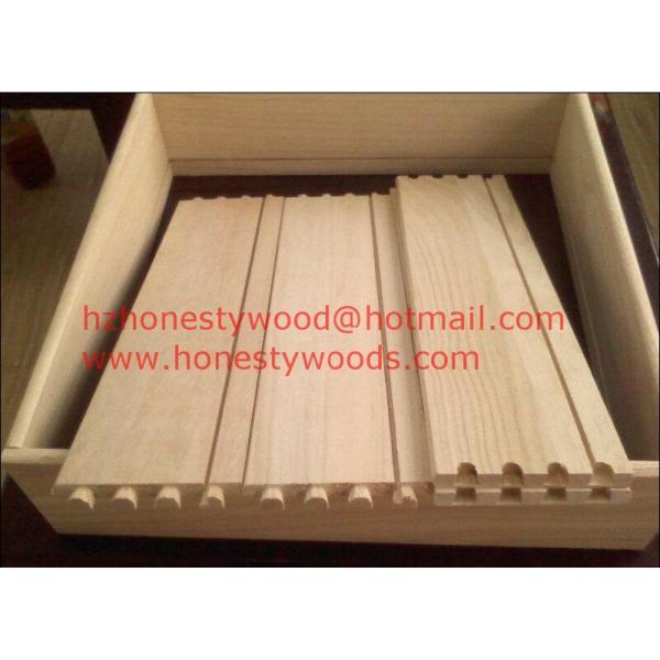 Buy cheap Paulownia drawer sides and backs, Paulownia drawer component. Dovetail groove from wholesalers