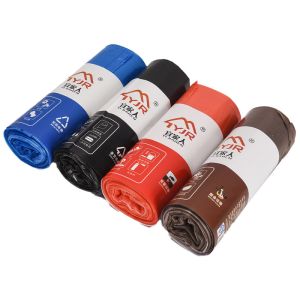 Convenient Waste Disposal Plastic Bags on Roll with Customized Logo Option