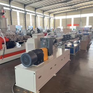 HDPE Single Wall Corrugated Cable Duct Extrusion Line with Sj75/30 Single Screw