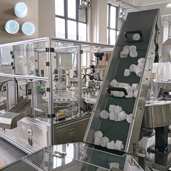 Quality Perfect Assembling Machine User-Friendly Operation With PLC Control  For Laundry Detergent Bottle Cap Automatic Screwing Machine for sale
