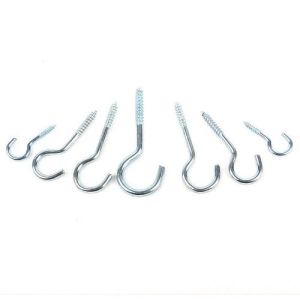 Buy cheap Durable Heavy Duty Wall Screw Hooks , Threaded Eye Hook ZP Finished from wholesalers