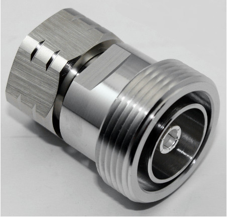 Quality RF adapter 4.3-10 male connector to DIN 7/16 female connector customized high quality all brass 50ohm for sale