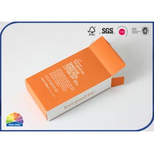 CMYK Printed Assembled Foldable Paper Boxes Shampoo Cream Packaging