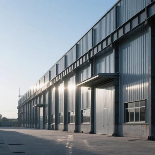 Buy cheap Custom Prefabricated Steel Warehouse Building With High Strength Frame from wholesalers