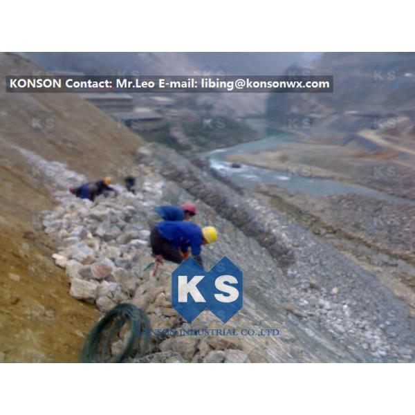 Buy cheap Flood Protection Gabion Basket Construction With Heavily Zinc Galvanised Wire 60 x 80MM from wholesalers