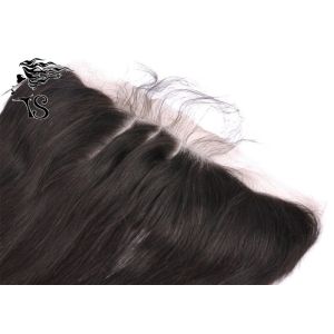 4x13 Swiss Lace Frontal Closure Three Part Silky Straight Unprocessed Human Hair