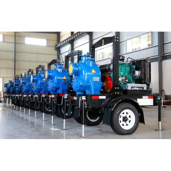 Buy cheap Trailer Mobile Horizontal air cooling diesel engine fire pump self-priming water Single Suction from wholesalers