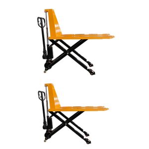 Single Scissor Pallet Truck Manual 1000kg Lifting Height 800mm