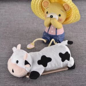 3D Plush Doll Stand Bracket Shoulder Bag Back Cover Cell Phone Case For iPhone 7