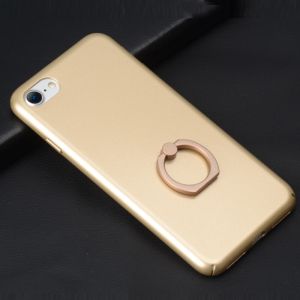 Buy cheap Hard PC Ultra-thin Solid Color Ring Bracket Back Cover Cell Phone Case For iPhone 7 6s Plus 5s from wholesalers