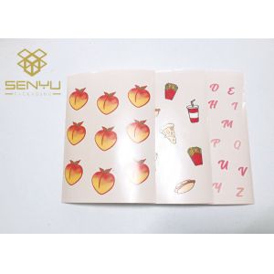 Buy cheap Self Adhesive Custom Printable Label Stickers Clear PET Material Stickers product