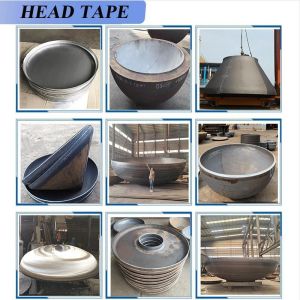 Customized Tank Dished End Torispherical Dish Heads for Stainless Steel Pipes