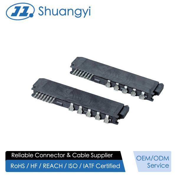 Buy cheap High-Speed SATA 22P IDC Female Pin Connector with Locating Peg, Phosphor Bronze Terminals & Gold G/F Plating | PCB Wire Cable Electronic Connector for from wholesalers