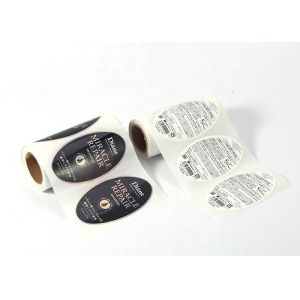 Buy cheap Moisture Custom Adhesive Labels Environment Friendly With Glossy Varnishing Surface from wholesalers