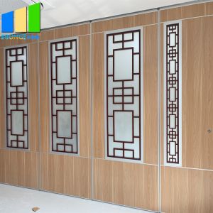 Buy cheap Moveable Sliding Partition Walls Include Grill Glass Design With Aluminum Frame from wholesalers
