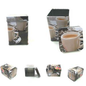 Custom Printed Environmentally Friendly 4 Color Coffee Tin Cans 250 / 500g