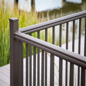 Aluminum Slat Fence Panel XY-PF043 for Stair Railing