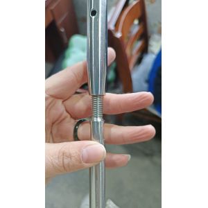 Buy cheap Long Service Life Stainless Steel Wire Rope Hand Swage End Terminal Manual Swing Thread Stud Tensioner from wholesalers