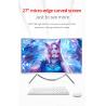 Buy cheap I7 4960 27 Inch AIO PC Curved Monitor All In One Pc 1TB HDD from wholesalers