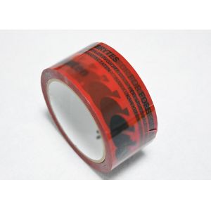 Buy cheap Full Residue Security Seal Tape Bopp Film Arcylic Pressure Adhesive from wholesalers