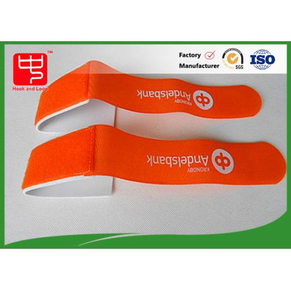 Quality Eco - friendly Custom alpine Ski Straps , sticky back Hook Loop Fastener for sale