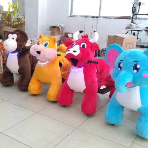 Buy cheap Hansel  plush animal walking dog ride with coin amusement ride plush animals from wholesalers