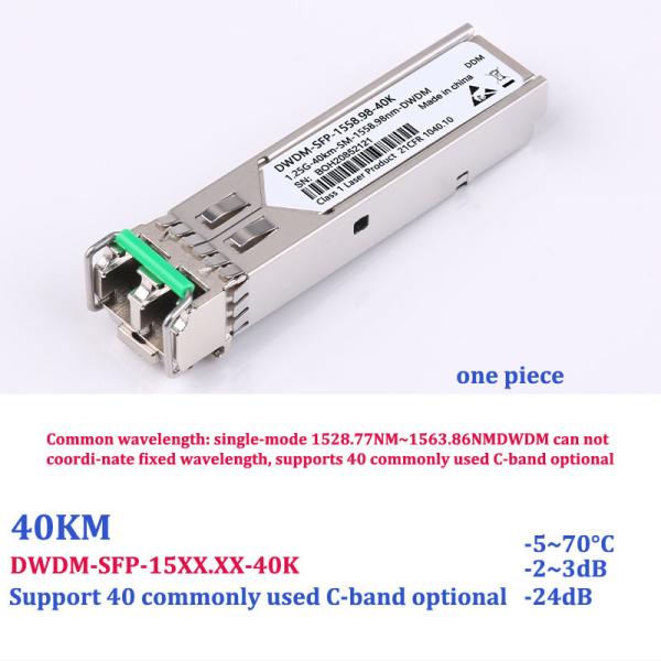 1.25G LC Port Gigabit Fiber Transceiver Compatible With Cisco DWDM-SFP-155.75