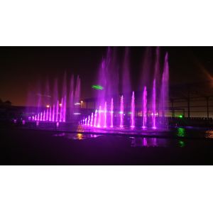 design sketch musical water fountain