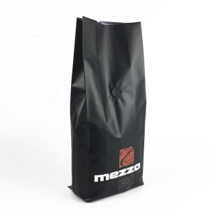 Buy cheap 140mic Side Gusset Packaging Coffee Bags With Zipper Matt Valve from wholesalers