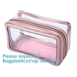 Biodegradable Plastic Zipper Case Zip Lock Frosted Plastic Slider PVC Zipper