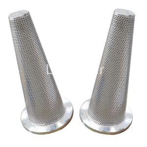 Buy cheap 1-500 Micron Large Flow Cone Shaped Filter Oilfield Pipeline Filter from wholesalers