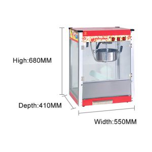 China 16.5kg Compact 1.5KW Kitchen Cooking Equipment With 220V-240V Voltage For Easy Popcorn Making on sale