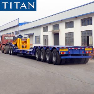 Buy cheap Hydraulic Multi Axle 150T RGN Mining Lowboy Trailer with Dolly from wholesalers