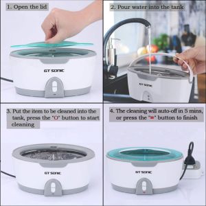 Buy cheap 450ml Detachable Ultrasonic Cleaner SUS304 35W For Denture Braces from wholesalers