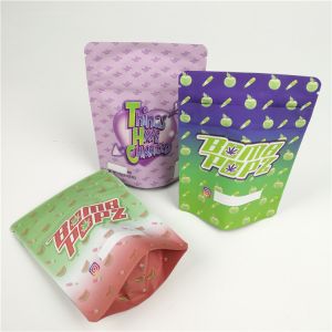 Buy cheap Resealable 3.5g Mylar Smell Proof Bags Heat Seal CMYK from wholesalers