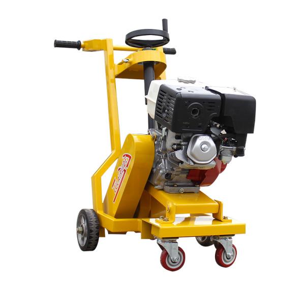 Road Crack Slotting Machine Gasoline Powered Carbide Blade Handwheel Adjustment