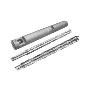 Buy cheap Ra 0.4μm-0.6μm Screw Surface Roughness Parallel Twin Screw and Barrel for Improved Efficiency product