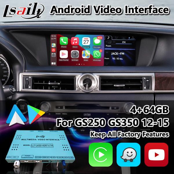 Lsailt Android Car Video Interface for Lexus GS250 GS350 GS450h GS300h GS L10
