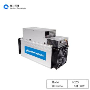 Buy cheap M20S 68T Whatsminer Bitcoin Miner Second Hand 52W/T 3536W from wholesalers