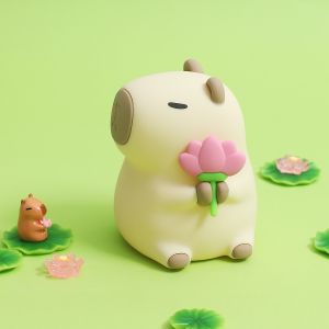 Buy cheap Funny Cartoon Capybara Night Light Tap Control 1200mAh Rechargeable Sleeping Night Light With 7 Changeable Color from wholesalers