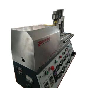 Buy cheap Compact 400x300x400mm Mini Lab Extruder with 10kg Capacity and 38CrMoALA Screw Material from wholesalers