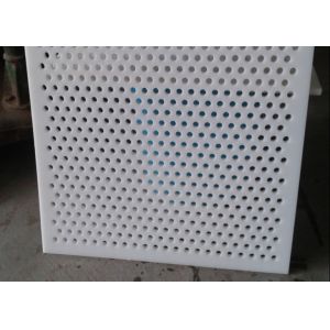 Polypropylene Perforated Sheet Round Hole Punching Plate UV Resistant