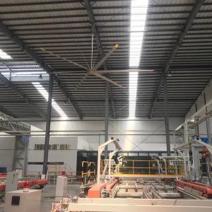 Buy cheap Powerful 7.3m 24FT PMSM HVLS Ceiling Fans For Cooling Air In Workshops And Warehouses from wholesalers