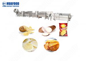 Buy cheap 300kg / H Capacity  potato chips line  Continuous Crisps Making Machine product